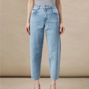 Frank & Oak Sz 27 Linda Balloon Fit Denim Barrel Trendy Jeans